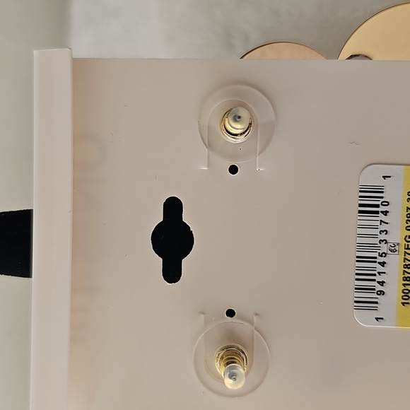 NWT On 34th Gold Tone Disc & Color Ring Drop Post Back Earrings - Picture 6 of 8